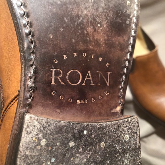 Roan men slip on shoes booties lightly distressed, 12 main image 5
